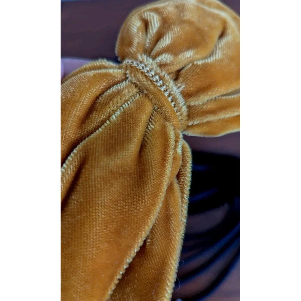 Vintage Hair Bows Combs Velvet Satin Italy Korea 80s Preppy Coquette Lot of 4